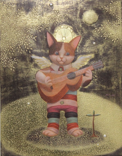 ギターの天使猫