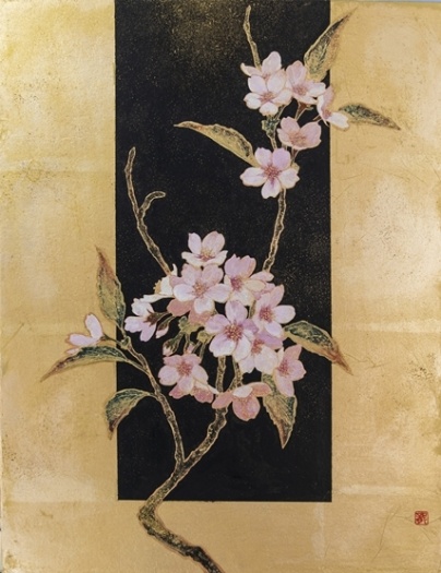 桜花図