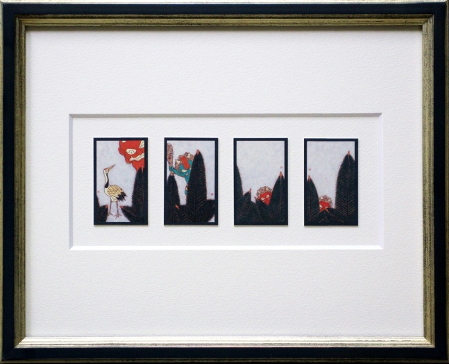 花札　12ヶ月（額付き12点セット）