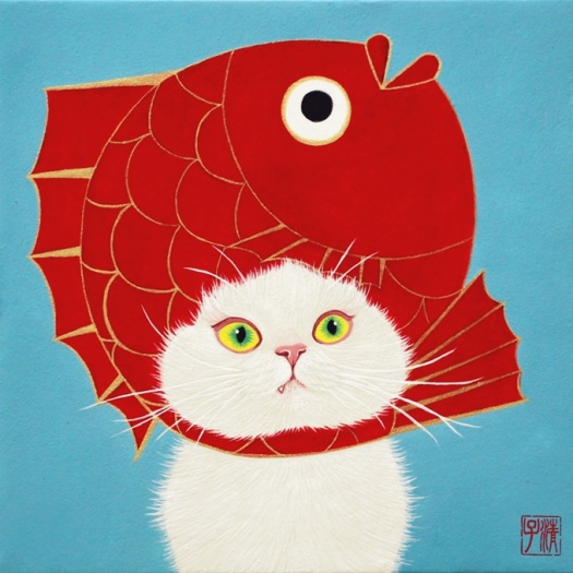 猫かぶり　めでたい