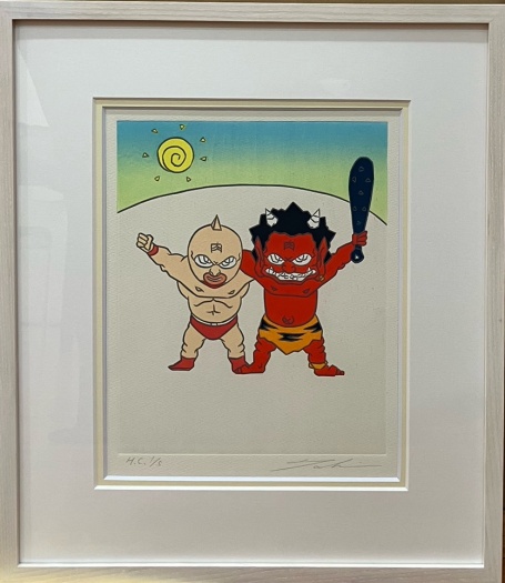 キン肉マンと赤鬼。