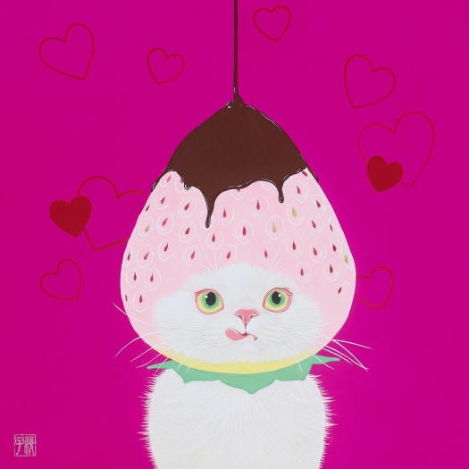 伊藤清子/まねきにゃん F6号 日本画猫 ゲリラ的に割引中 伊藤清子/まねきにゃん F6号 日本画猫 ゲリラ的に割引中 伊藤清子