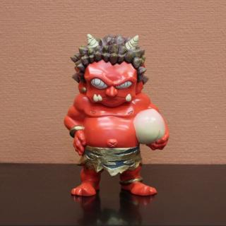 赤鬼フィギュア（桃）（瀧下和之） - 絵画通販・販売・オンライン 
